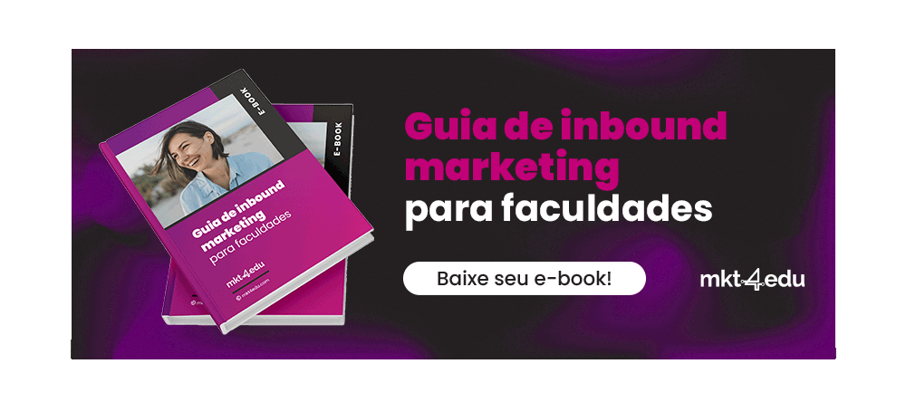 CTA BANNER Guia de inbound marketing para faculdades